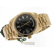 Rolex Day-Date 40mm Nero Baguette ref. 228238-0004 nuovo